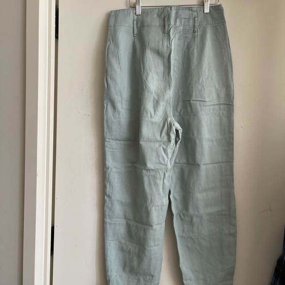 Sage Pleat Detail Slouch Jeans NWT - Picture 8 of 10
